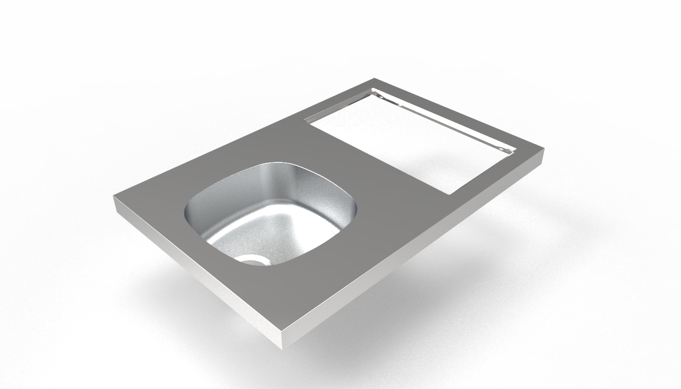 evier cuisinette iseo 90 cm